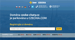 Desktop Screenshot of ceske-chaty.cz